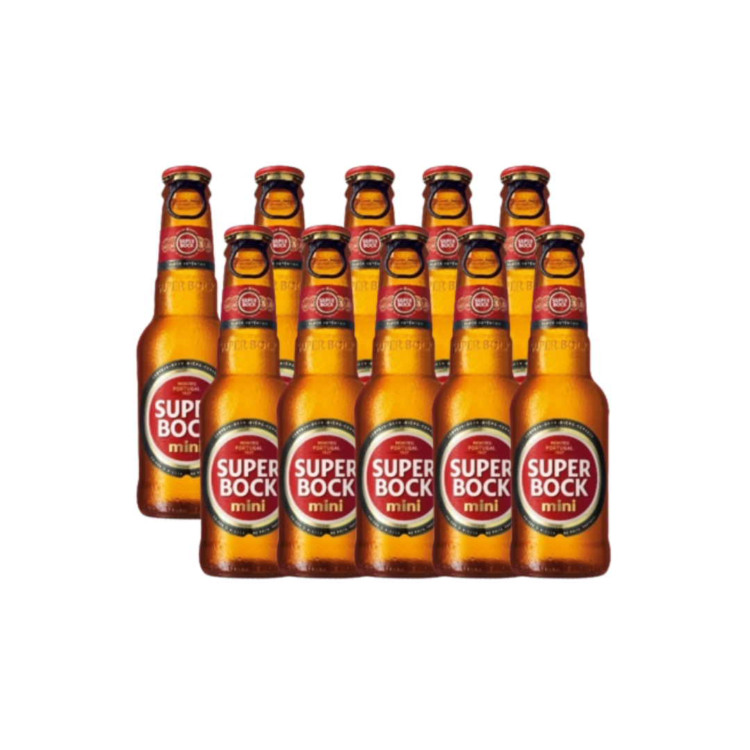 Pack 10x mini Superbock